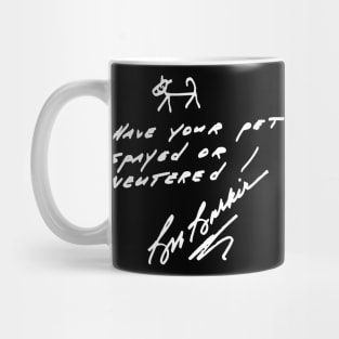 Barker Signature Mug